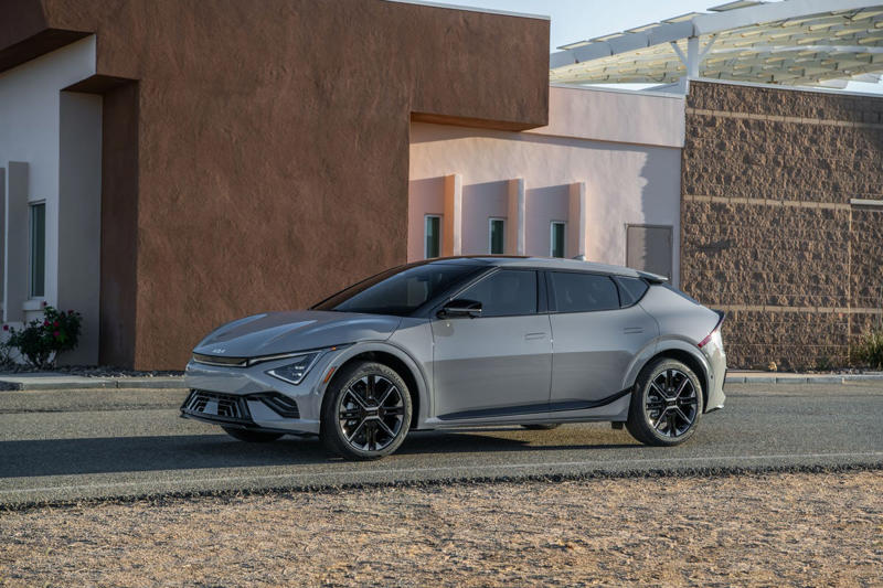 #1: Tesla Model 3, #2: Tesla Model Y, #3: Tesla Model S, #4: Tesla Model X, #5: Jeep Gladiator, #6: Kia EV6, #7: Honda Ridgeline, #8: Honda Odyssey, #9: Honda Passport, #10: Volkswagen ID.4