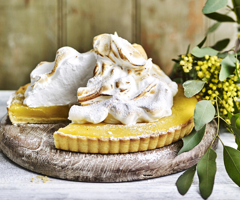 The best Anzac biscuits recipe of all time , Neenish tarts , Honey coconut cake with caramel icing , Vanilla slice , Women’s Weekly Duck Cake recipe , Our classic pavlova recipe , Australian Women’s Weekly Dolly Varden Cake , Pineapple upside-down cake , Black forest mud cake , Sponge roll with jam and cream , Poached pear and quince with almond crumble , Creamy rice pudding with cinnamon sugar , Tropical bombe alaska