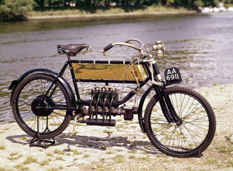 Daimler Reitwagen, Royal Enfield Bullet, Indian Scout, BSA Gold Star, Indian Chief, Harley-Davidson Sportster, Norton Commando, Harley-Davidson XR750, MV Agusta 750S, Ducati 750SS, Honda Gold Wing, Yamaha VMAX, Kawasaki Ninja H2R