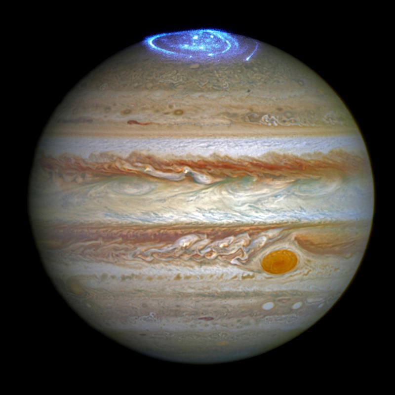 Jupiter's Northern Lights A cosmic painting, Saturn's summer sunlight, A two-hour long solar flare, Twisted cosmic knot, An oldie but a goodie, ET goes home, The Great Red Spot, The Crab Nebula, A rare close-up of evidence of water on Mars, Meet Janus, Pandora, Enceladus, Rhea, and Mimas, A supermassive black hole, What 17,500 mph looks like, Jupiter's Northern Lights, Life on Mars, Mars is edgy, Stormy surface, Hurricane Irma from above, Superstar, Don't forget about Pluto!, Subtropical storms from space, The farthest individual star ever seen, Weird little things seen on Earth, Dwarf galaxy, Fires as seen from outer space, A cosmic sparkling ring, Views from the ISS, What outer space plasma looks like, You may recognize this from 'The Martian', Us, as seen from Saturn