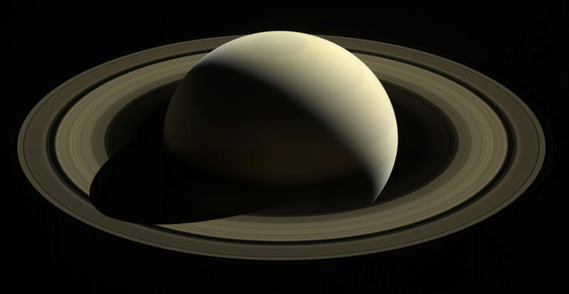 Saturn's summer sunlight A cosmic painting, Saturn's summer sunlight, A two-hour long solar flare, Twisted cosmic knot, An oldie but a goodie, ET goes home, The Great Red Spot, The Crab Nebula, A rare close-up of evidence of water on Mars, Meet Janus, Pandora, Enceladus, Rhea, and Mimas, A supermassive black hole, What 17,500 mph looks like, Jupiter's Northern Lights, Life on Mars, Mars is edgy, Stormy surface, Hurricane Irma from above, Superstar, Don't forget about Pluto!, Subtropical storms from space, The farthest individual star ever seen, Weird little things seen on Earth, Dwarf galaxy, Fires as seen from outer space, A cosmic sparkling ring, Views from the ISS, What outer space plasma looks like, You may recognize this from 'The Martian', Us, as seen from Saturn