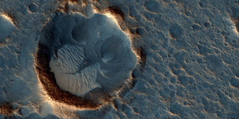 You may recognize this from 'The Martian' A cosmic painting, Saturn's summer sunlight, A two-hour long solar flare, Twisted cosmic knot, An oldie but a goodie, ET goes home, The Great Red Spot, The Crab Nebula, A rare close-up of evidence of water on Mars, Meet Janus, Pandora, Enceladus, Rhea, and Mimas, A supermassive black hole, What 17,500 mph looks like, Jupiter's Northern Lights, Life on Mars, Mars is edgy, Stormy surface, Hurricane Irma from above, Superstar, Don't forget about Pluto!, Subtropical storms from space, The farthest individual star ever seen, Weird little things seen on Earth, Dwarf galaxy, Fires as seen from outer space, A cosmic sparkling ring, Views from the ISS, What outer space plasma looks like, You may recognize this from 'The Martian', Us, as seen from Saturn