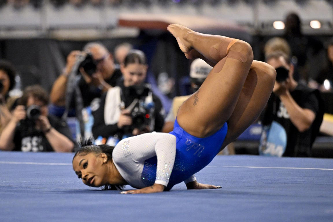 UCLA's epic run women's gymnastics final run, in photos