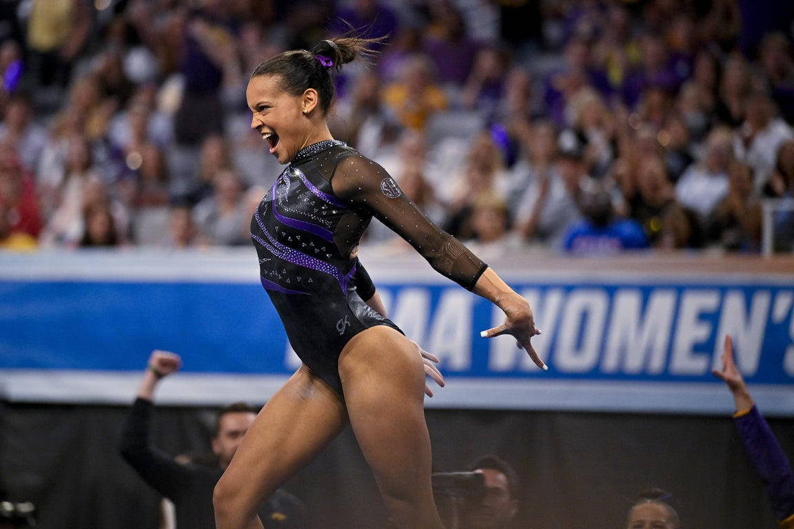 Livvy Dune, LSU's magical gymnastics season, in photos