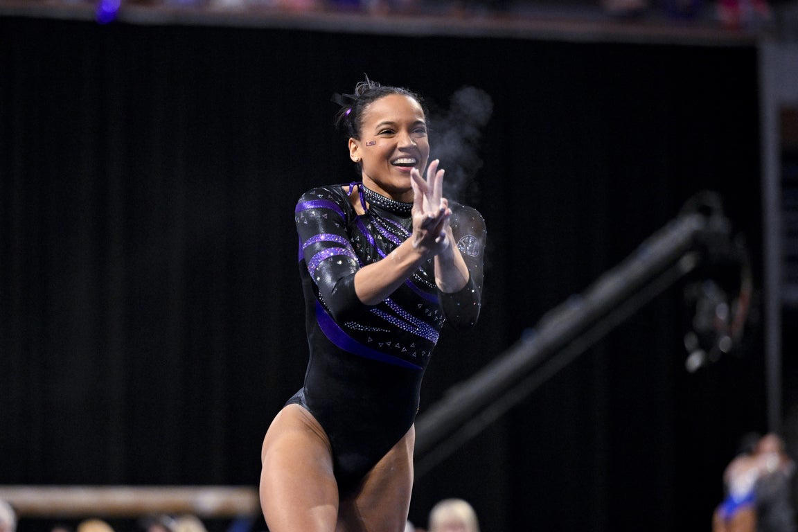 Livvy Dune, LSU's magical gymnastics season, in photos
