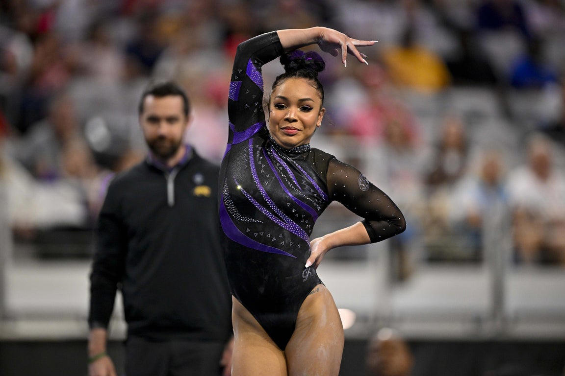 Livvy Dune, LSU's magical gymnastics season, in photos