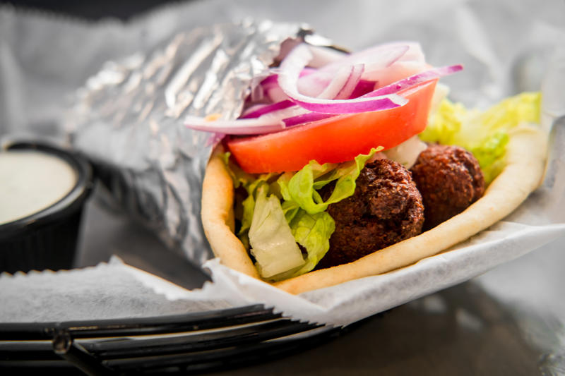 Falafel, across the Middle East Vegemite, Australia, Yakisoba-pan, Japan, Roti john, Malaysia/Singapore, Vada pav, India, Breakfast roll, Ireland, Kaya toast, Singapore, Francesinha, Portugal, Bocadillo, Spain, Zapiekanka, Poland, Katsu sando, Japan, Cemita, Mexico, Bauru, Brazil, Rarebit, Wales, Leberkäsesemmel, Germany, Bánh mì, Vietnam, Jambon-beurre, France, Falafel, across the Middle East, Arepa, Venezuela, Montreal-style smoked meat, Canada, Pork chop bun, Macau, Tripleta, Puerto Rico, Chivito, Uruguay, Medianoche, Cuba, Chopped barbecue, USA, Gyro, Greece