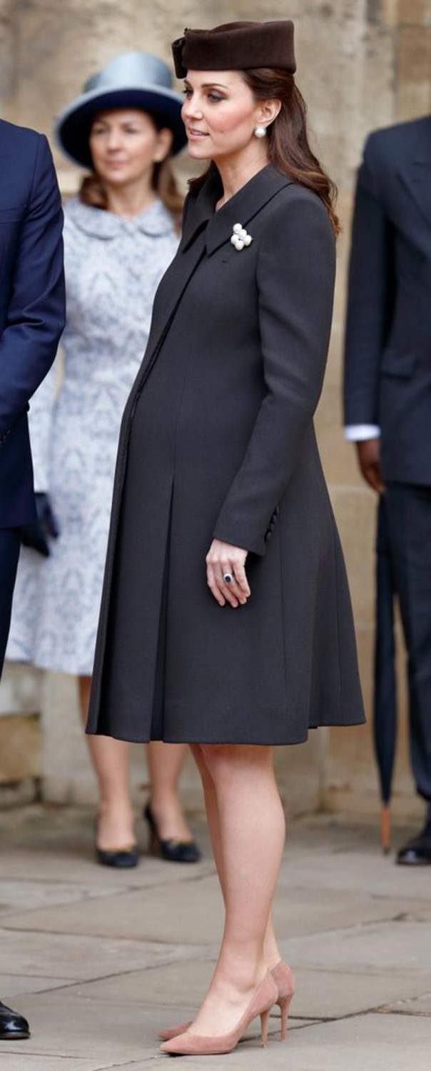Pregnant with Prince Louis, 2018
