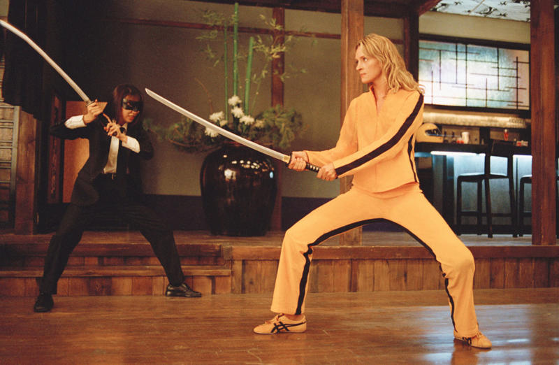 'Kill Bill Vols. 1 & 2' (2003, 2004) 'Kill Bill Vols. 1 & 2' (2003, 2004), '9 to 5' (1980), 'Carrie' (1976), 'Gone Girl' (2014), 'The Princess Bride' (1987), 'Django Unchained' (2012), 'Ocean’s Eleven' (2001), 'The Crow' (1994), 'John Wick' (2014), 'Once Upon a Time in the West' (1968), 'The Count of Monte Cristo' (2002), 'Unforgiven' (1992), 'The Sting' (1973), 'The Limey' (1999)