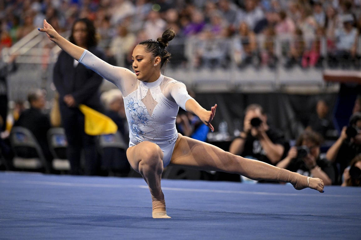 Fantastic photos of Jordan Bowers and Oklahoma's NCAA gymnastics championship victory