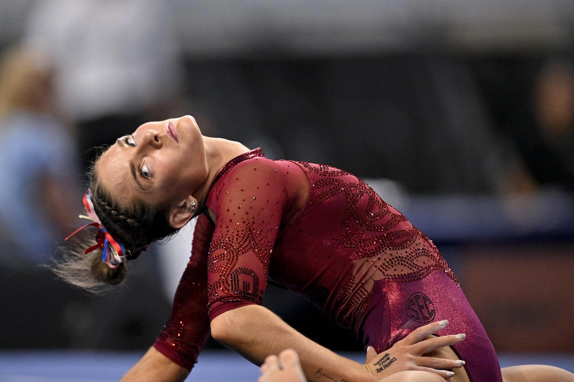 Fantastic photos of Jordan Bowers and Oklahoma's NCAA gymnastics championship victory