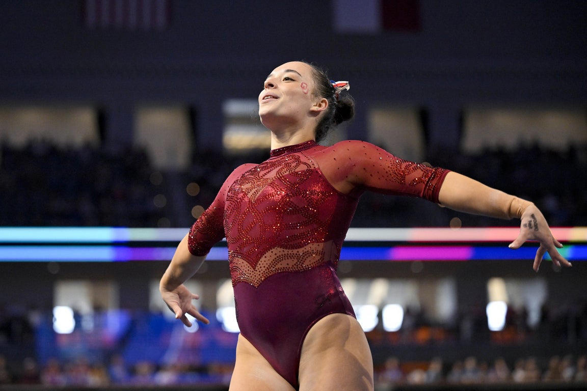 Fantastic photos of Jordan Bowers and Oklahoma's NCAA gymnastics championship victory