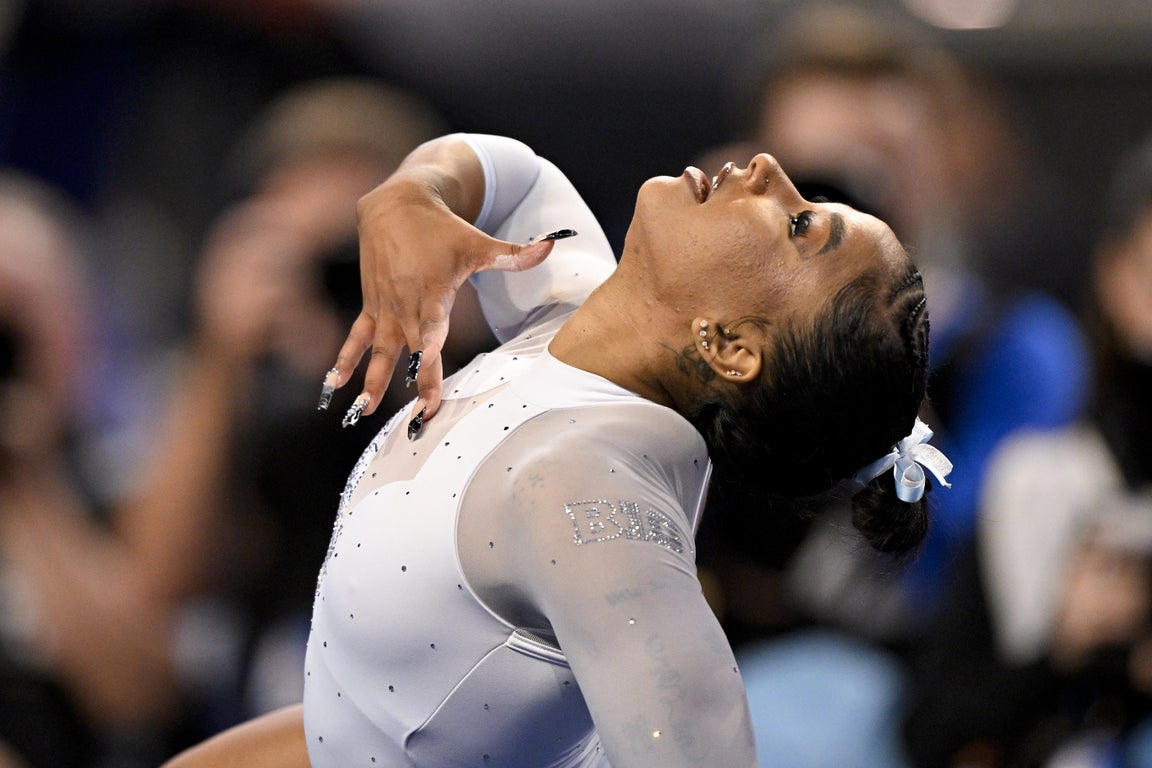 Fantastic photos of Jordan Bowers and Oklahoma's NCAA gymnastics championship victory