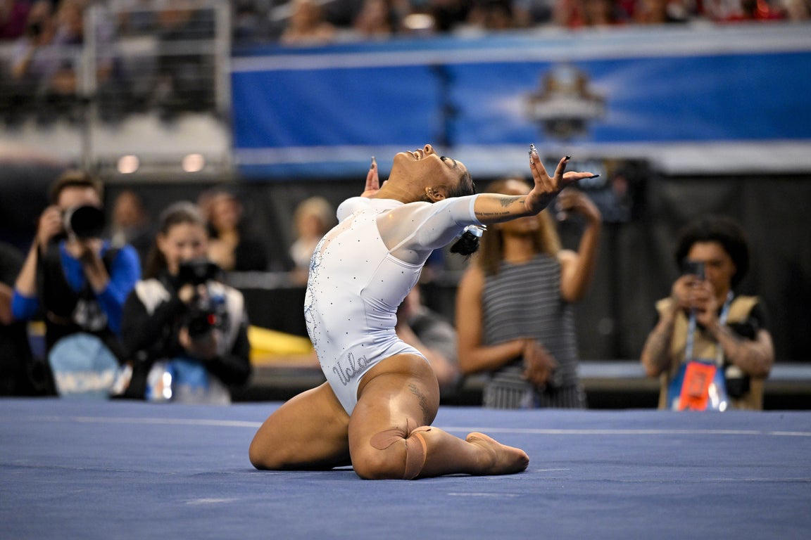 Fantastic photos of Jordan Bowers and Oklahoma's NCAA gymnastics championship victory