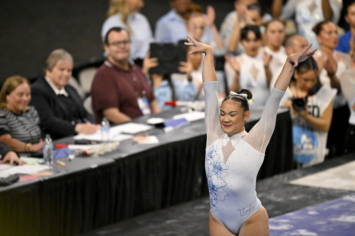 Fantastic photos of Jordan Bowers and Oklahoma's NCAA gymnastics championship victory