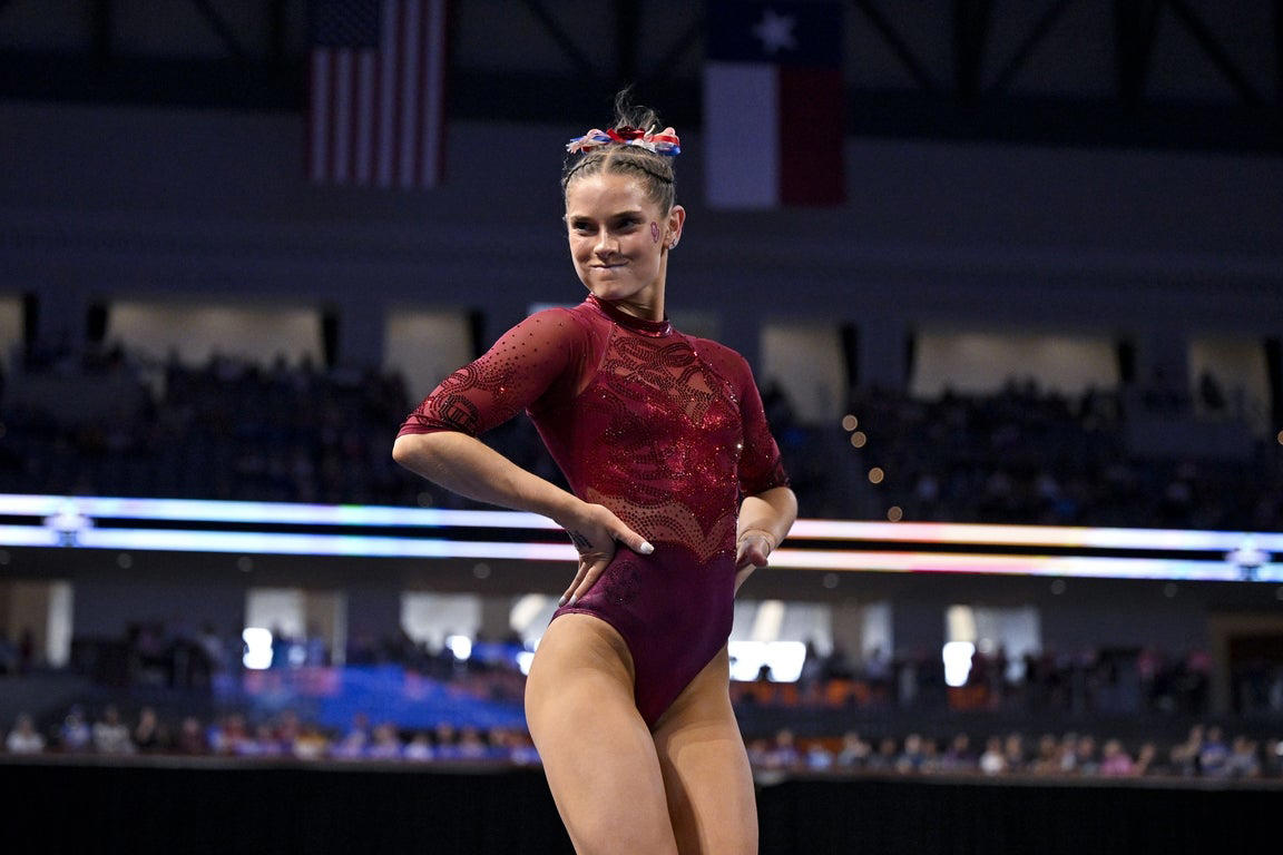 Fantastic photos of Jordan Bowers and Oklahoma's NCAA gymnastics championship victory