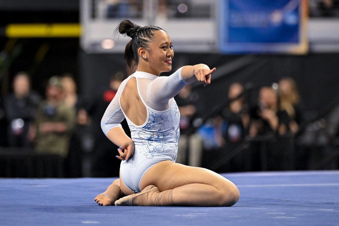 Fantastic photos of Jordan Bowers and Oklahoma's NCAA gymnastics championship victory