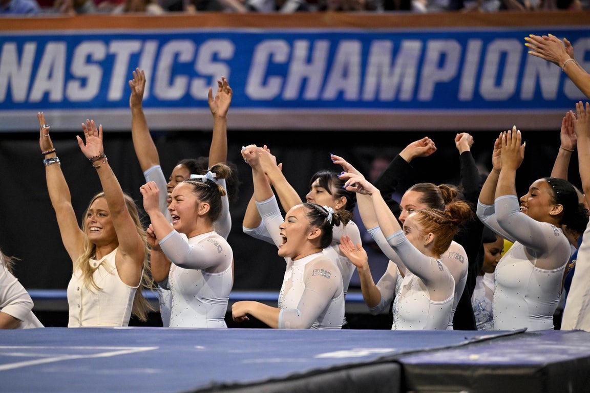 Fantastic photos of Jordan Bowers and Oklahoma's NCAA gymnastics championship victory