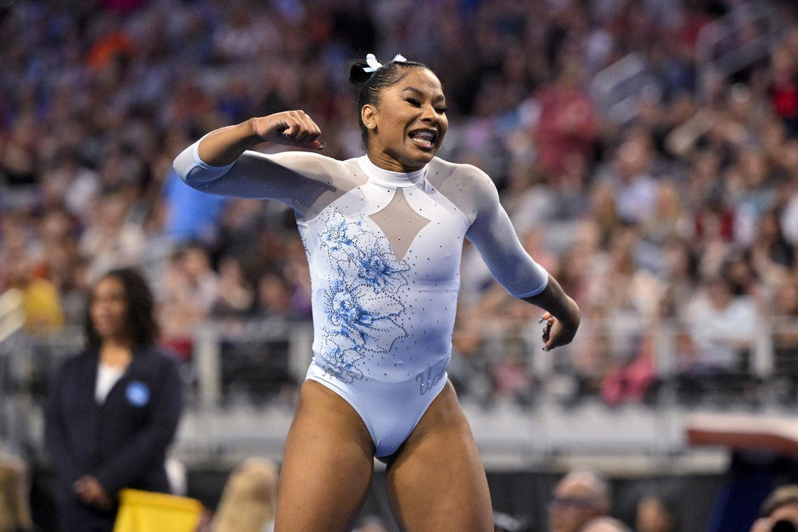 Fantastic photos of Jordan Bowers and Oklahoma's NCAA gymnastics championship victory