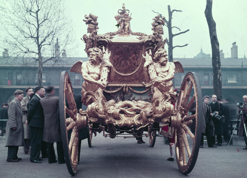 Coach Young mother, Coronation, Impressing the kiwis, Dog's life, Birthday, International, Garden party, Easter service, Trooping the Colour, RAF Marham