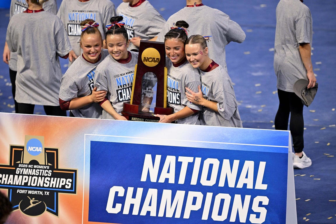Breathtaking photos capture the raw emotion of 2025 NCAA women's gymnastics championships