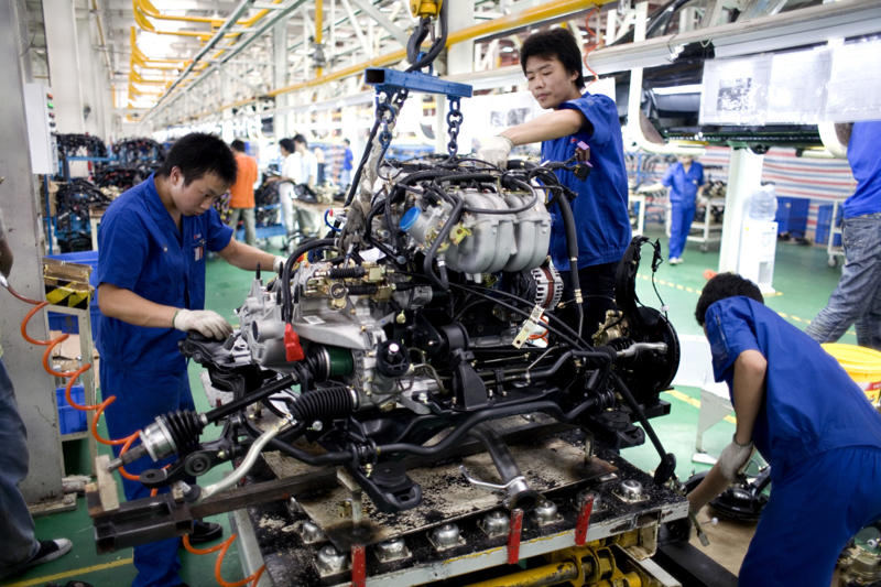 1. China 10. Thailand, 9. Brazil, 8. Spain, 7. Mexico, 6. Germany, 5. South Korea, 4. India, 3. Japan, 2. United States, 1. China