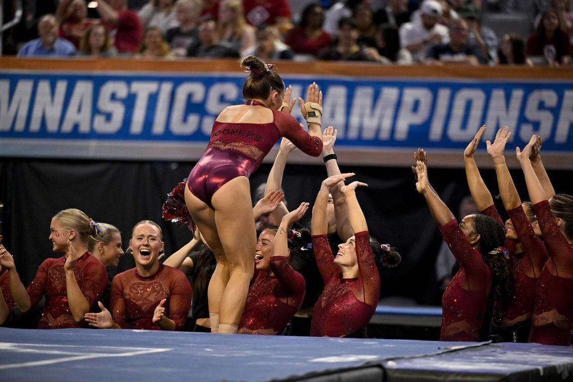 Breathtaking photos capture the raw emotion of 2025 NCAA women's gymnastics championships