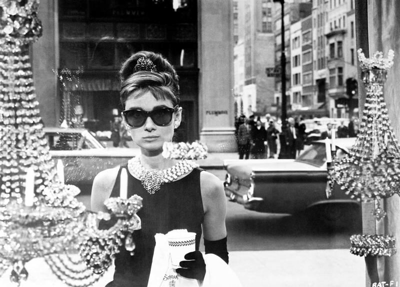 'Breakfast at Tiffany's' (1961) 'Risky Business' (1983), 'Flashdance' (1983), 'Clueless' (1995), 'Almost Famous' (2000), 'Bonnie and Clyde' (1967), 'Breakfast at Tiffany's' (1961), 'Miami Vice' (1984–1989), 'Fast Times at Ridgemont High' (1982), 'Urban Cowboy' (1980), 'SATC' (1998–2004), 'Annie Hall' (1977), 'It Happened One Night' (1934)