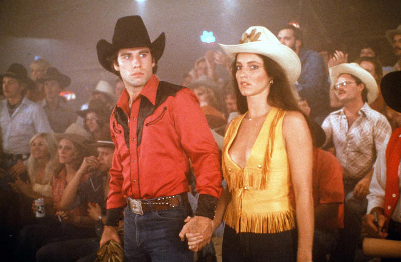 'Urban Cowboy' (1980) 'Risky Business' (1983), 'Flashdance' (1983), 'Clueless' (1995), 'Almost Famous' (2000), 'Bonnie and Clyde' (1967), 'Breakfast at Tiffany's' (1961), 'Miami Vice' (1984–1989), 'Fast Times at Ridgemont High' (1982), 'Urban Cowboy' (1980), 'SATC' (1998–2004), 'Annie Hall' (1977), 'It Happened One Night' (1934)
