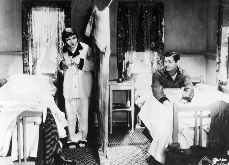 'It Happened One Night' (1934) 'Risky Business' (1983), 'Flashdance' (1983), 'Clueless' (1995), 'Almost Famous' (2000), 'Bonnie and Clyde' (1967), 'Breakfast at Tiffany's' (1961), 'Miami Vice' (1984–1989), 'Fast Times at Ridgemont High' (1982), 'Urban Cowboy' (1980), 'SATC' (1998–2004), 'Annie Hall' (1977), 'It Happened One Night' (1934)