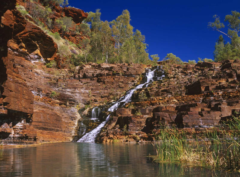 Karijini National Park, Australia Darvaza gas crater, Turkmenistan, Villarrica, Chile, Karijini National Park, Australia, El Caminito Del Rey, Spain, Mount Everest, Nepal, Devil's Pool, Victoria Falls, Zambia and Zimbabwe, Cliffs of Moher, Ireland, Mont Blanc, France and Italy, Colorado River, USA, Trolltunga, Norway, North Yungas Road, Bolivia, Yucatán Cenotes, Mexico, Yellowstone National Park, USA, Annapurna I, Nepal, Trift Bridge, Switzerland