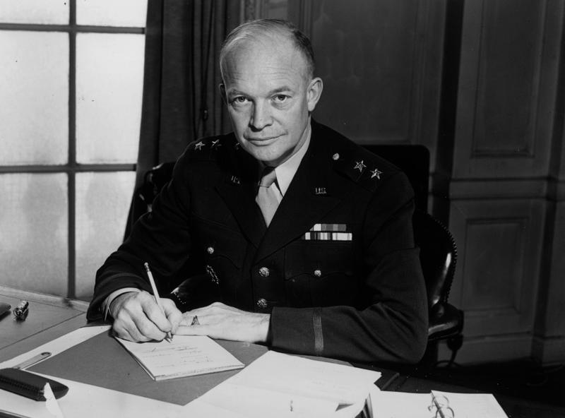 Dwight D. Eisenhower (1890–1969) James K. Polk (1795–1849), Abraham Lincoln (1809–1865), William McKinley (1843–1901), Franklin D. Roosevelt (1882–1945), Harry S. Truman (1884–1972), Dwight D. Eisenhower (1890–1969), John F. Kennedy (1917–1963), Lyndon B. Johnson (1908–1973), Richard Nixon (1913–1994), Ronald Reagan (1911–2004), George H.W. Bush (1924–2018), Bill Clinton (1946-), George W. Bush (1946-), Barack Obama (1961-), Donald Trump (1946-)