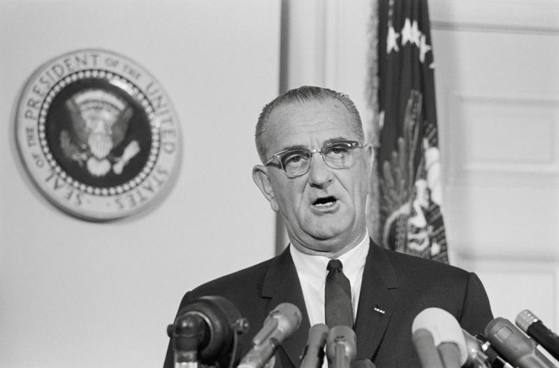Lyndon B. Johnson (1908–1973) James K. Polk (1795–1849), Abraham Lincoln (1809–1865), William McKinley (1843–1901), Franklin D. Roosevelt (1882–1945), Harry S. Truman (1884–1972), Dwight D. Eisenhower (1890–1969), John F. Kennedy (1917–1963), Lyndon B. Johnson (1908–1973), Richard Nixon (1913–1994), Ronald Reagan (1911–2004), George H.W. Bush (1924–2018), Bill Clinton (1946-), George W. Bush (1946-), Barack Obama (1961-), Donald Trump (1946-)