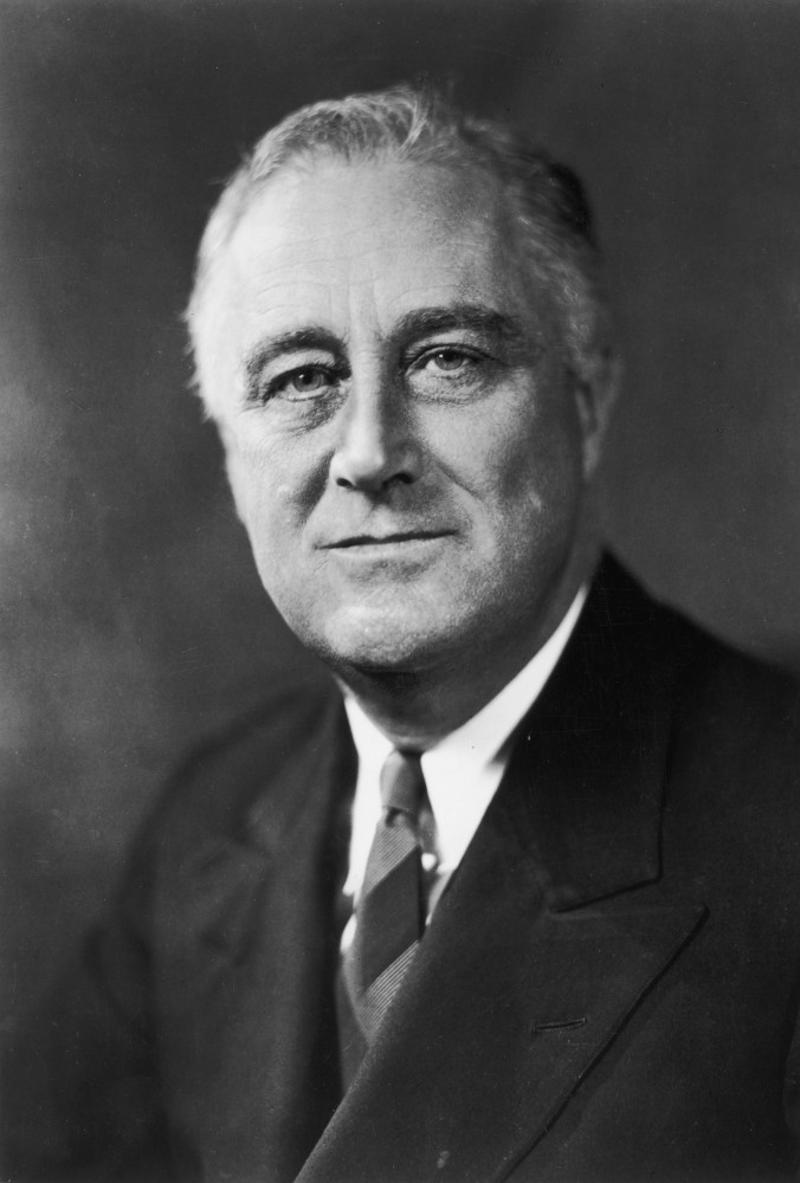 Franklin D. Roosevelt (1882–1945) James K. Polk (1795–1849), Abraham Lincoln (1809–1865), William McKinley (1843–1901), Franklin D. Roosevelt (1882–1945), Harry S. Truman (1884–1972), Dwight D. Eisenhower (1890–1969), John F. Kennedy (1917–1963), Lyndon B. Johnson (1908–1973), Richard Nixon (1913–1994), Ronald Reagan (1911–2004), George H.W. Bush (1924–2018), Bill Clinton (1946-), George W. Bush (1946-), Barack Obama (1961-), Donald Trump (1946-)