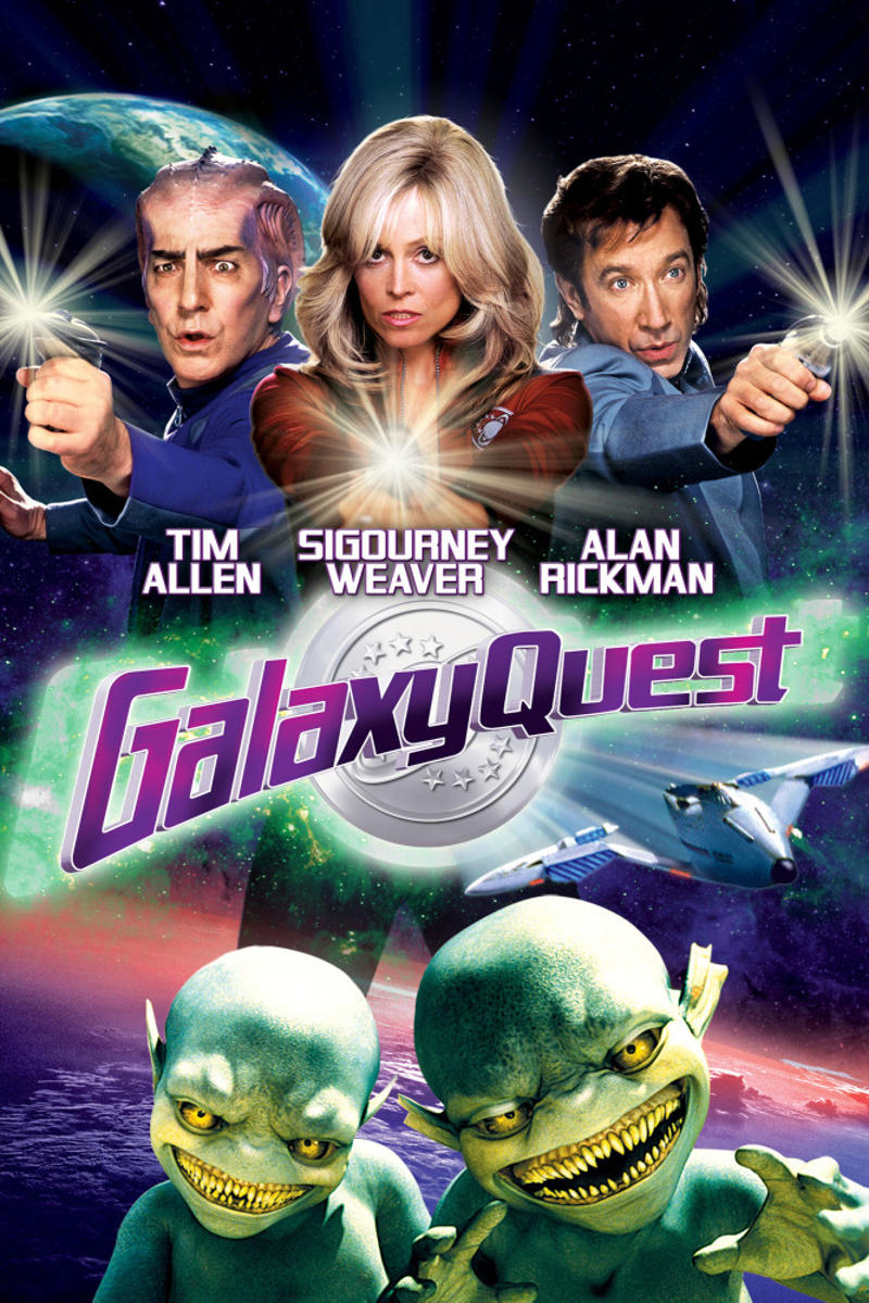 'Galaxy Quest' (1999) 'Star Trek' (2009), 'Galaxy Quest' (1999), 'Spaceballs' (1987), 'Armageddon' (1998), 'The Hitchhiker’s Guide to the Galaxy' (2005), 'Independence Day' (1996), 'Muppets From Space' (1999), 'The Martian' (2015), 'Apollo 13' (1995), 'Gattaca' (1997), 'Solaris' (1972), 'Moon' (2009), 'Gravity' (2013), 'Barbarella' (1968), 'Total Recall' (1990):