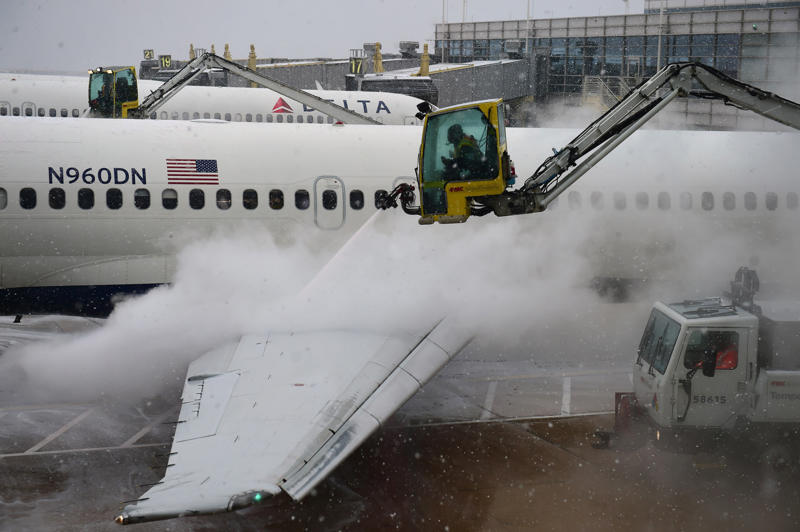 Four fluid types The problem of ice buildup, Key challenge, Messing with the physics, Why deicing is important, Impacting control, Risk of ice breaking off, Crucial step, Glycol-based, Most common types, Four fluid types, Step one, Thin fluid, Preventing accumulation, Until takeoff, Type III fluids, Environmental considerations