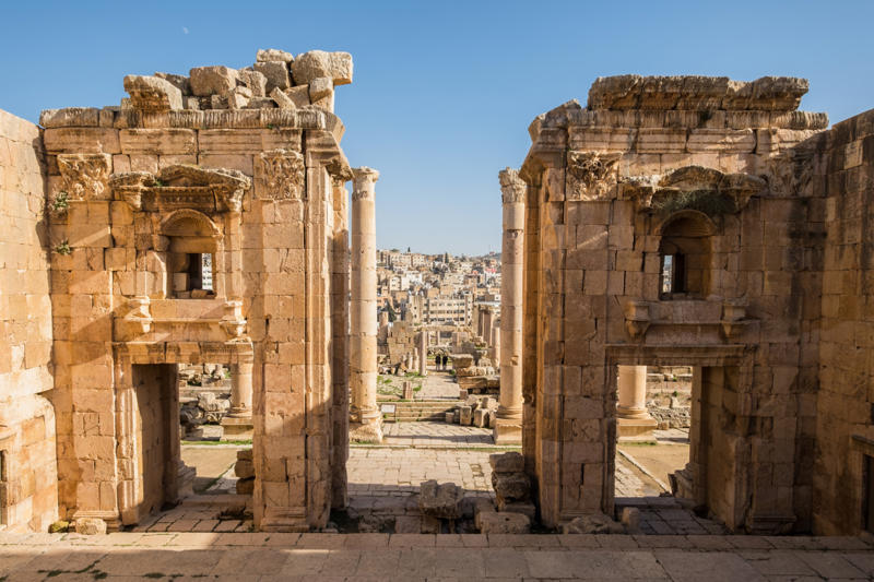 Jerash, Jordan Thebes, Egypt, Ephesus, Turkey, Hampi, India, Pompeii, Italy, Chichen Itza, Mexico, Herculaneum, Italy, Ollantaytambo, Peru, Abu Simbel, Egypt, Jerash, Jordan, Aksum, Ethiopia, Varanasi, India, Mohenjo Daro, Pakistan, Petra, Jordan, Leptis Magna, Libya