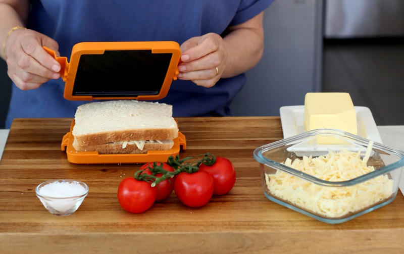 1. Bacon, 2. Cheese toastie, 4. Chocolate cookie fudge, 5. Asparagus, Seven handy microwave gadgets, 12 game-changing microwave hacks, Heat food evenly, Soften sugar, Restore old honey, Toast nuts, Make flavoured oil, Peel fruit, Chop onions, Peel garlic, Juice a lemon, Revive stale bread, Preserve herbs, Sanitise kitchen cloths