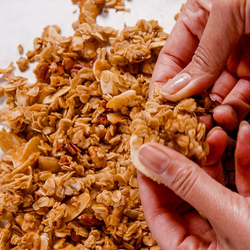 How To Make Homemade Granola, Granola Variations, What To Serve With Granola, Recipe Tips, Ingredients, Directions