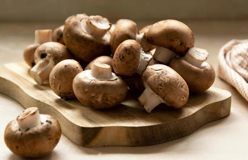 18. You shouldn't wash mushrooms 37. Strawberries are berries, 36. The five-second rule is a thing, 35. Canned food is less nutritious, 34. Spinach is the ultimate iron powerhouse, 33. Your 'five a day' is based on hard science, 32. Broccoli contains more protein than steak, 31. Keeping the pit in an avocado will prevent it from browning, 30. If a soup is too salty, you should add a peeled raw potato, 29. Subway uses fake chicken and tuna, 28. Beaver secretions are used in all artificial vanilla products, 27. The longer you marinate meat, the better, 26. American cheese was invented in the USA, 25. You shouldn't cook tomatoes in a cast-iron pan, 24. You should always sift your flour for baking, 23. Turkey makes you sleepy, 22. Fast food fries are vegan, 21. Drinking milk prevents bone fractures, 20. You shouldn’t cook with extra-virgin olive oil, 19. You shouldn’t crowd mushrooms in a pan, 18. You shouldn't wash mushrooms, 17. Oranges are the fruit with the most vitamin C, 16. Raw vegetables are healthier than cooked vegetables, 15. KFC uses genetically engineered chickens, 14. The seeds are the spiciest part of a chilli pepper, 13. Eating celery burns more calories than you gain, 12. You should wait half an hour after eating before swimming, 11. If you swallow gum, it'll stay in your stomach for seven years, 10. You should wash your chicken, 9. McDonald’s food never spoils, 8. Searing meat keeps the juices in, 7. MSG is bad for you, 6. Eating carrots improves your eyesight, 5. Sharp knives are more likely to cause an injury, 4. You should drink eight glasses of water a day, 3. Chocolate gives you spots, 2. Adding oil to pasta water prevents it from sticking