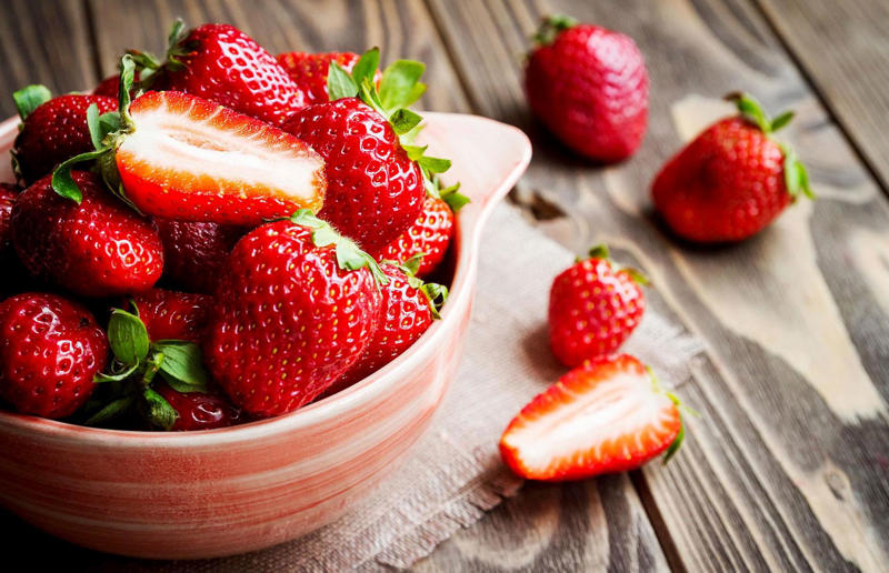 37. Strawberries are berries 37. Strawberries are berries, 36. The five-second rule is a thing, 35. Canned food is less nutritious, 34. Spinach is the ultimate iron powerhouse, 33. Your 'five a day' is based on hard science, 32. Broccoli contains more protein than steak, 31. Keeping the pit in an avocado will prevent it from browning, 30. If a soup is too salty, you should add a peeled raw potato, 29. Subway uses fake chicken and tuna, 28. Beaver secretions are used in all artificial vanilla products, 27. The longer you marinate meat, the better, 26. American cheese was invented in the USA, 25. You shouldn't cook tomatoes in a cast-iron pan, 24. You should always sift your flour for baking, 23. Turkey makes you sleepy, 22. Fast food fries are vegan, 21. Drinking milk prevents bone fractures, 20. You shouldn’t cook with extra-virgin olive oil, 19. You shouldn’t crowd mushrooms in a pan, 18. You shouldn't wash mushrooms, 17. Oranges are the fruit with the most vitamin C, 16. Raw vegetables are healthier than cooked vegetables, 15. KFC uses genetically engineered chickens, 14. The seeds are the spiciest part of a chilli pepper, 13. Eating celery burns more calories than you gain, 12. You should wait half an hour after eating before swimming, 11. If you swallow gum, it'll stay in your stomach for seven years, 10. You should wash your chicken, 9. McDonald’s food never spoils, 8. Searing meat keeps the juices in, 7. MSG is bad for you, 6. Eating carrots improves your eyesight, 5. Sharp knives are more likely to cause an injury, 4. You should drink eight glasses of water a day, 3. Chocolate gives you spots, 2. Adding oil to pasta water prevents it from sticking