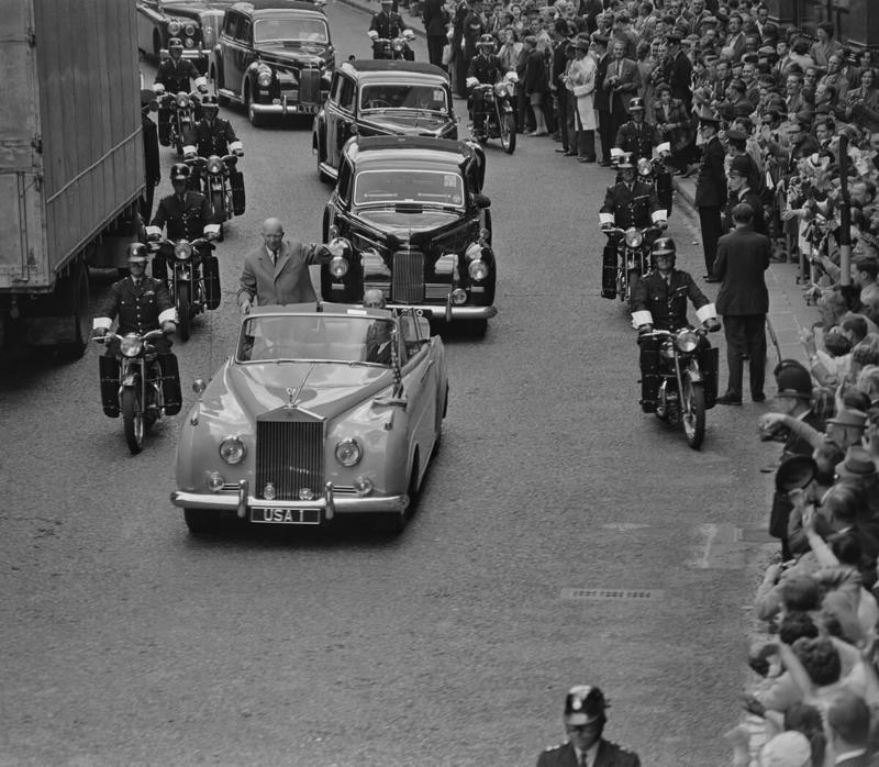 Eisenhower continued in Truman's footsteps. President Taft was a major influence., Woodrow Wilson continued the tradition., Warren Harding picked up the motorcade tradition., FDR modified his car., It isn't just presidents that get the motorcade treatment., Truman favored Lincolns., Eisenhower continued in Truman's footsteps., In 1963, tragedy shook the nation., It didn't put an end to motorcades., Presidential cars are armored., The Air Force transports the cars., Motorcades always made for good photo ops., Reagan was the last president to use the 1972 Continental., Clinton favored the Fleetwood., In the new millennium, presidential cars became truly unique.