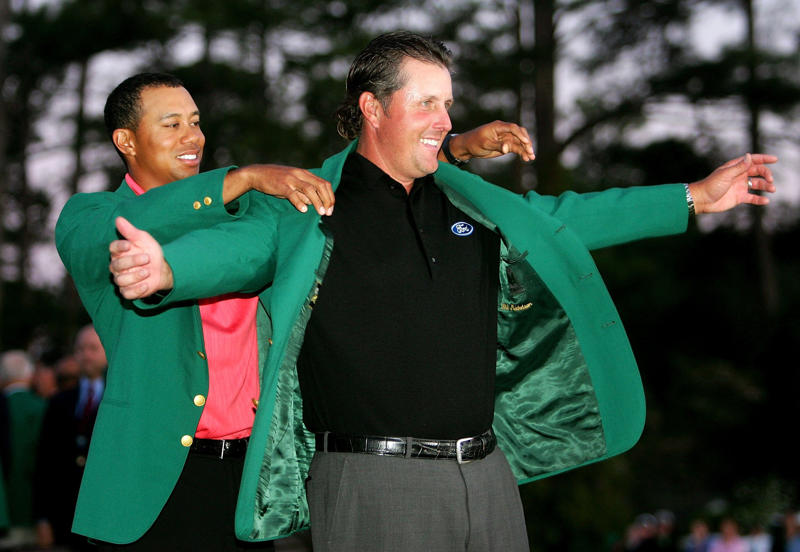 Jim Barnes, Tommy Armour, Walter Hagen, Byron Nelson, Sam Snead, Arnold Palmer, Lee Trevino, Raymond Floyd, Tom Watson, Phil Mickelson, Jordan Spieth