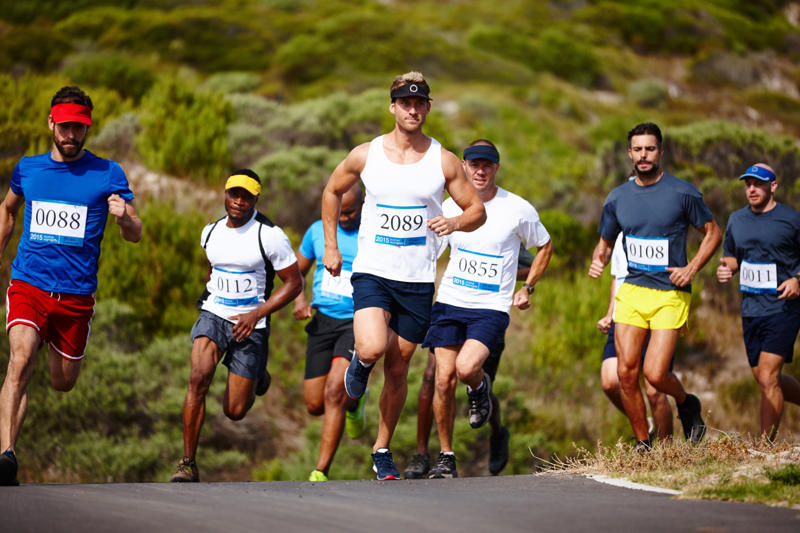 Physical and psychological benefits of Jeffing The daunting task of completing a marathon, An effort beyond the ability of most, Winning ways, Jeff Galloway, American Olympian, What is Jeffing?, Running and walking, The same bipedal movement, Less pain and strain, Physical and psychological benefits of Jeffing, "Vitality" circuit, Fartlek, another training approach, Taking Jeff on the road, First in the Peachtree Road Race, Avon International Women's Marathon, How to use Jeffing in a race, Pre-planning is key
