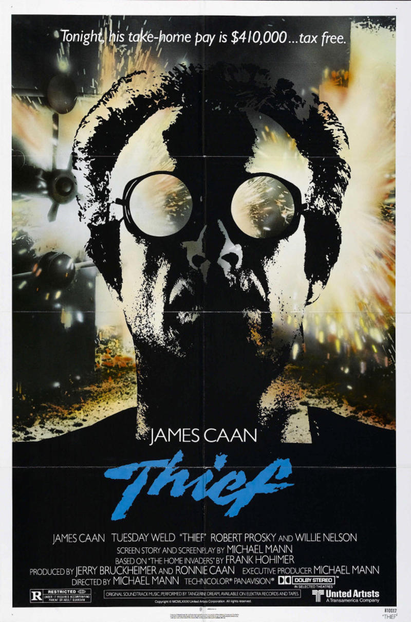 'Thief' (1981) 'Basic Instinct' (1992), 'Seven' (1995), 'Cape Fear' (1991), 'The Talented Mr. Ripley' (1999), 'Fatal Attraction' (1987), 'Rear Window' (1954), 'Black Swan' (2010), 'Inception' (2010), 'Taxi Driver' (1976), 'Parasite' (2019), 'Mulholland Drive' (2001), 'The French Connection' (1971), 'Panic Room' (2002), 'Mother' (2009), 'The Grifters' (1990), 'Thief' (1981)