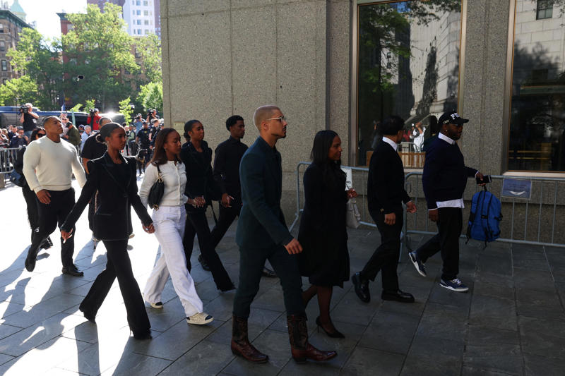 Witness says he saw Diddy drag Cassie Ventura by her hair, Male stripper alleges Diddy recorded sexual encounters with Cassie, Defense presses first witness in tense cross-examination, Hotel security officer details 2016 Cassie Ventura assault, Who is Cassie's husband? Alex Fine spotted at Diddy trial, Jury in Diddy trial sees violent 2016 video, Prosecutors call first witness in Diddy trial, Defense seeks to shape jurors' view of violent Cassie video, 'He had a bit of a different sex life', Sean 'Diddy' Combs attorney paints accusers as jealous exes , How has Diddy been reacting in court?, Prosecutors say Cassie Ventura forced into 'freak offs,' controlled her career, Prosecutors preview the degree of alleged violence, Jury prepares to hear at length about ‘freak offs’, As opening arguments kick off, Cassie video takes center stage, Diddy: Cultural icon, private villain, prosecutors say, Combs' children turn out to support him as trial begins, Diddy lawyers accuse prosecutors of bias against Black jurors, Judge won't suppress evidence from Combs' LA and Miami homes, Judge rejects Diddy's racial bias allegations, upholds charges, What is racketeering? , Where can I watch the Diddy trial?