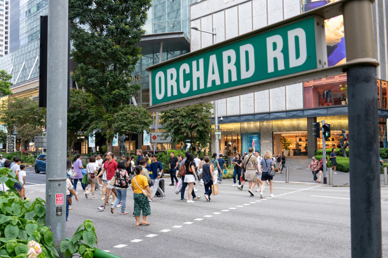 Bond Street, London, UK, Fifth Avenue, New York, USA, Orchard Road, Singapore, Rodeo Drive, Beverly Hills, USA, Bahnhofstrasse, Zurich, Switzerland, Pitt Street Mall, Sydney, Australia, Ginza, Tokyo, Japan, Pieter Cornelisz Hooftstraat, Amsterdam, Netherlands, Strøget, Copenhagen, Denmark, Calle de Serrano, Madrid, Spain, Myeongdong, Seoul, South Korea, Via del Corso, Rome, Italy