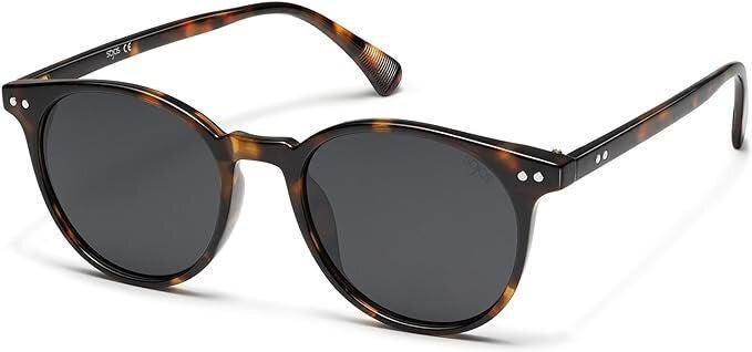 A pair of small, round polarized sunglasses , A pair of classic retro polarized sunglasses , Two pairs of rectangle sunglasses , This pair of semi-rimless sunglasses , This pair of aviators that come in nine different colors , This pair of square, cat-eye sunglasses, This pair of ‘90s-style oval sunglasses , This pair of cat-eye sunglasses , This pair of hexagonal sunglasses, Related...