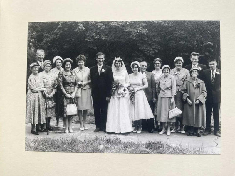 4. Gang’s All Here (And by Here, We Mean Whitwick, England)! 1. Can We Bring Tiaras Back?, 2. ‘Do Not Disturb’ … Noted!, 3. The Style Is Impeccable, 4. Gang’s All Here (And by Here, We Mean Whitwick, England)!, 5. Do You Think They Ever Wore Those Bridesmaid Dresses Again?, 6. A 1960s Brooklyn Wedding, 7. Anyone Know Who Won the Fight at This Reception?, 8. Just Married!, 9. Now This Wedding Reception Looks Like a Good Time, 10. Lending a Hand, 11. ‘They Were Married for 60 Years’, 12. Cutting the Wedding Cake in Hawaii, 13. Sweet Ride!, 14. Putting on the Finishing Touches