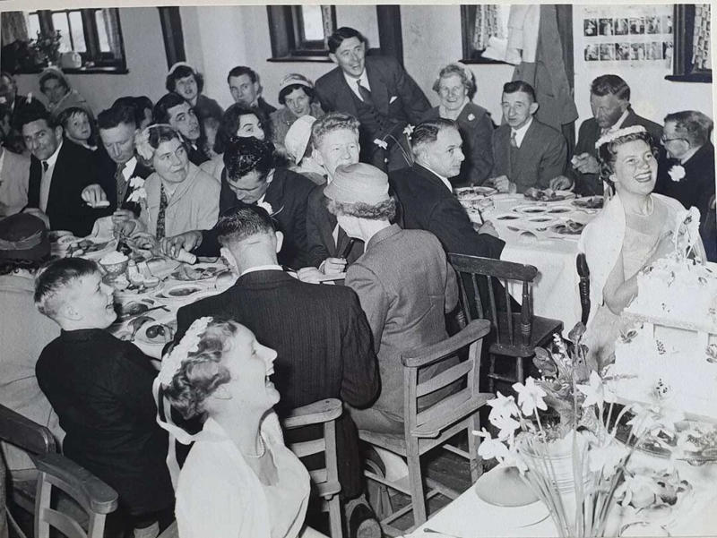 9. Now This Wedding Reception Looks Like a Good Time 1. Can We Bring Tiaras Back?, 2. ‘Do Not Disturb’ … Noted!, 3. The Style Is Impeccable, 4. Gang’s All Here (And by Here, We Mean Whitwick, England)!, 5. Do You Think They Ever Wore Those Bridesmaid Dresses Again?, 6. A 1960s Brooklyn Wedding, 7. Anyone Know Who Won the Fight at This Reception?, 8. Just Married!, 9. Now This Wedding Reception Looks Like a Good Time, 10. Lending a Hand, 11. ‘They Were Married for 60 Years’, 12. Cutting the Wedding Cake in Hawaii, 13. Sweet Ride!, 14. Putting on the Finishing Touches